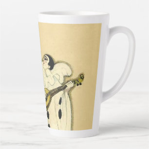 Taza De Café Latte Pierrot Serenata a una Luna Creciente por Sophia C