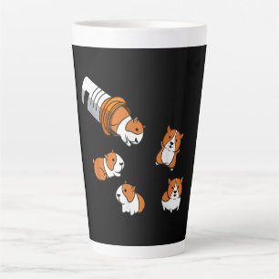 Taza De Café Latte Píldoras felices para el cerdo guineano regalo de 