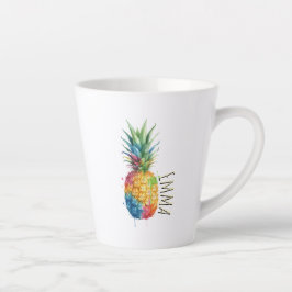 Taza De Café Latte Piña
