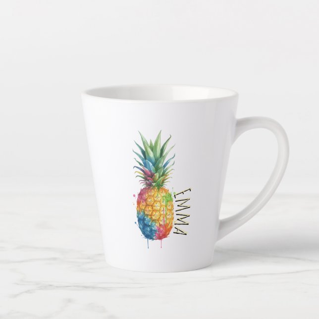 Taza De Café Latte Piña (Derecha)