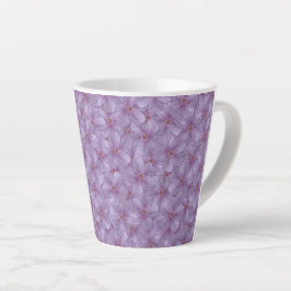 Taza De Café Latte Pineywoods Geranium Seamless Pattern
