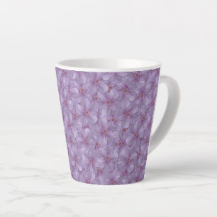 Taza De Café Latte Pineywoods Geranium Seamless Pattern