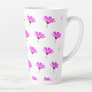 Taza De Café Latte Pink Daisy