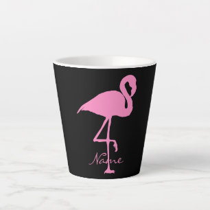 Taza De Café Latte Pink Flamingo Thunder_Cove