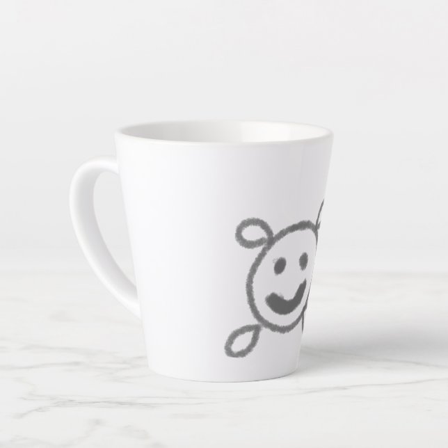 TAZA DE CAFÉ LATTE PINK GOOD DAY MUG (Ángulo izquierdo)