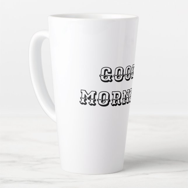 TAZA DE CAFÉ LATTE PINK GOOD DAY MUG (Ángulo izquierdo)