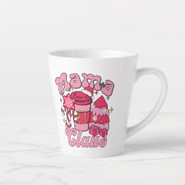 TAZA DE CAFÉ LATTE PINK MAMA CLAUS LATTE MUG