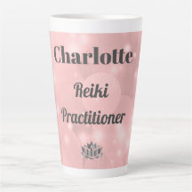 Pink Sparkly Reiki Practicante personalizado