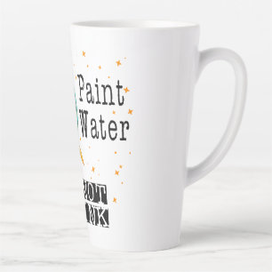 Taza De Café Latte Pintar agua no beber
