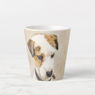 Taza De Café Latte Pintura de Parson Jack Russell Terrier - Arte de P
