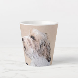 Taza De Café Latte Pintura de Petit Basset Griffon Vendéen - Arte de 