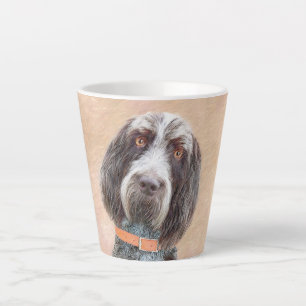 Taza De Café Latte Pintura de Spinone Italiano - Arte de Perro Origin