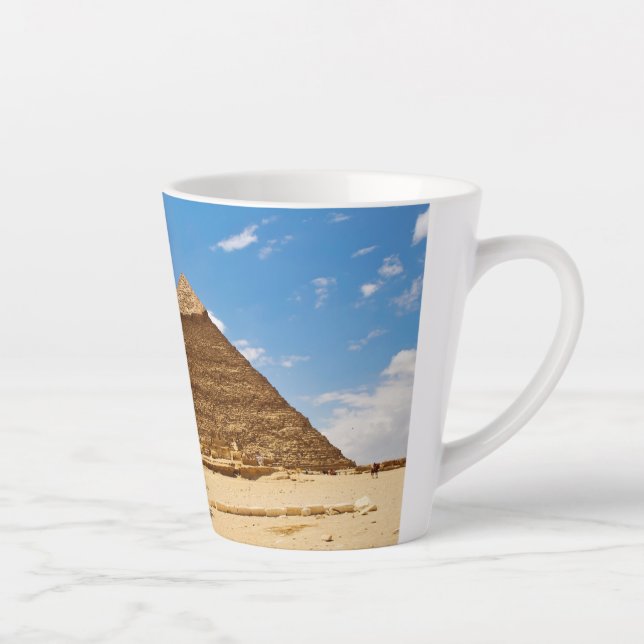 Taza De Café Latte Pirámides de giza (Derecha)