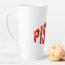 Pisces - Azul amarillo Naranja Firey