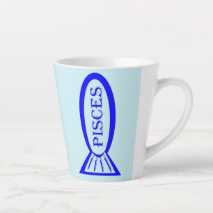 Taza De Café Latte Piscis Star Sign Fish