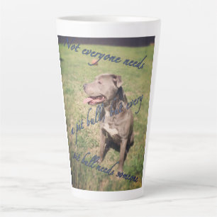 Taza De Café Latte Pitbull Latte Mug