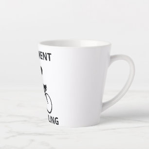 Taza De Café Latte Planeo ir en bicicleta cuando me jubile