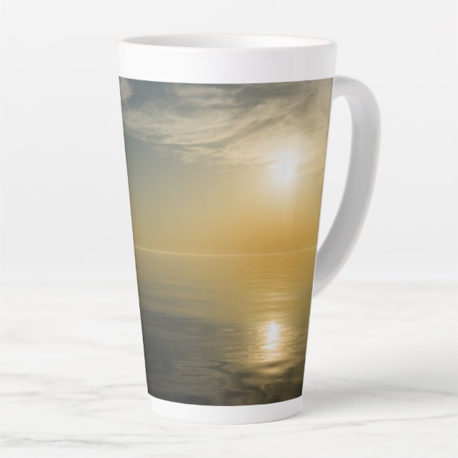 Taza De Café Latte Planetario Sunrise Latte Mug (Ángulo derecho)