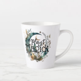 Taza De Café Latte Planta Magick
