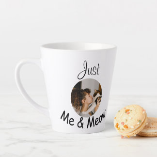 Taza De Café Latte Plantilla de fotografía personalizada "Just Me and