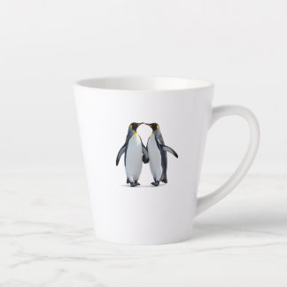 Taza De Café Latte Plantilla de taza de latte con imagen de animal pe