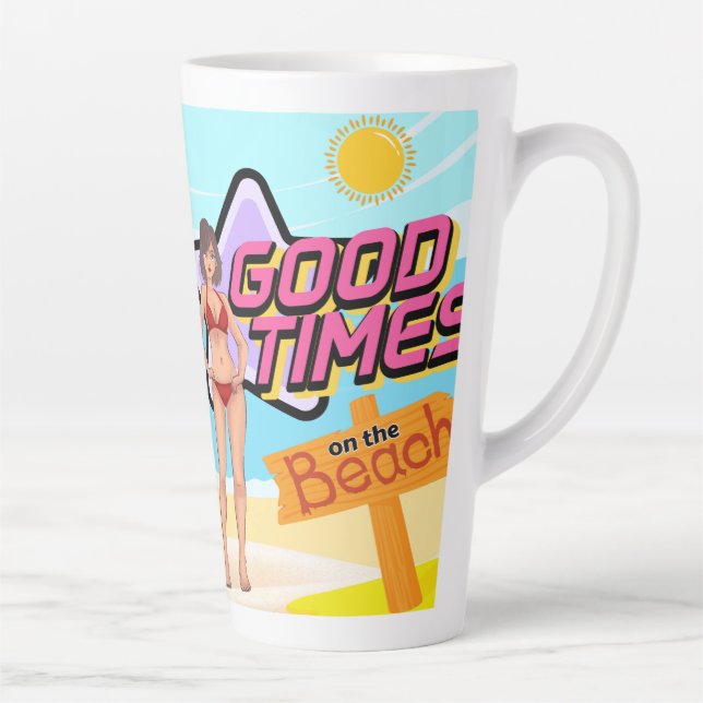 Taza De Café Latte playa (Derecha)