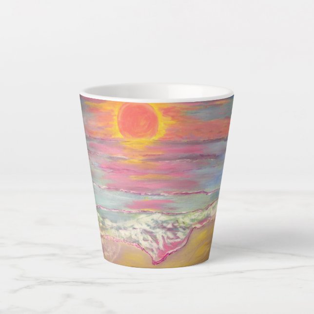 Taza De Café Latte Playa del Cabo San Blas (Anverso)