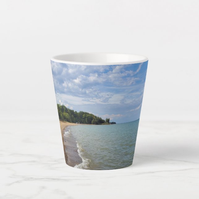 Taza De Café Latte Playa del Lago (Anverso)