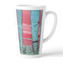 Pleasant Saguaro Pillars Latte Mug