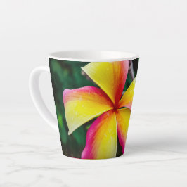 Taza De Café Latte Plumeria rubra