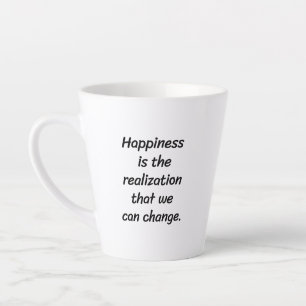 Taza De Café Latte Podemos cambiar Latte Mug