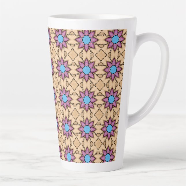 Taza De Café Latte Poder de la Flor Estelar (Derecha)