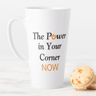 Taza De Café Latte poderosa cita de motivación empresarial logra algo