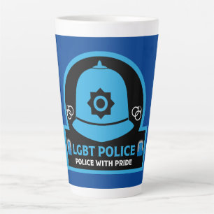 Taza De Café Latte Policía del Orgullo Gay LGBT+