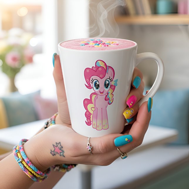 Taza De Café Latte Pony (Subido por el creador)