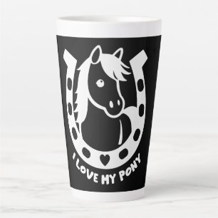 Taza De Café Latte Pony Club Rider
