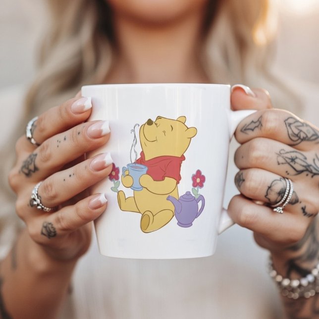 Taza De Café Latte Pooh (Subido por el creador)