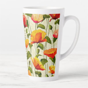 Taza De Café Latte Popos brillantes