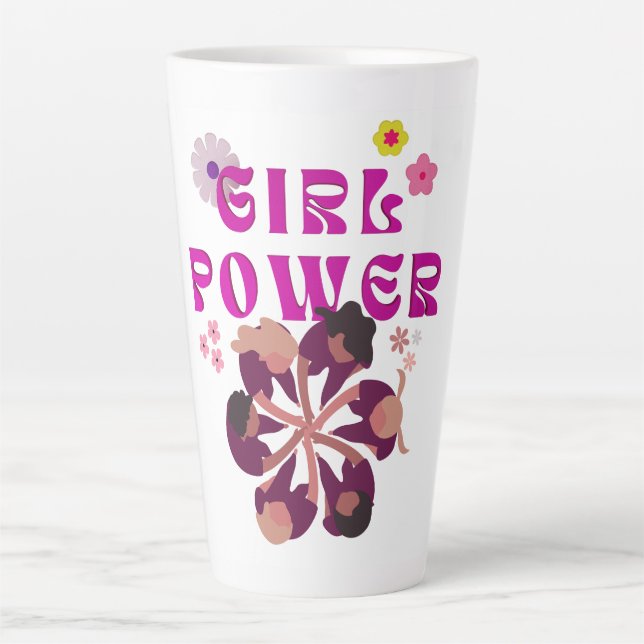 Taza De Café Latte Potencia chica (Anverso)