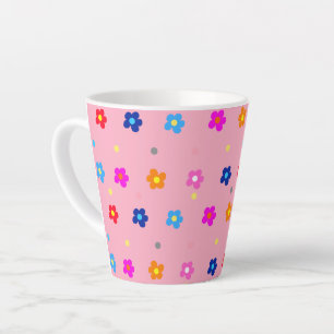Taza De Café Latte Potencia de flor