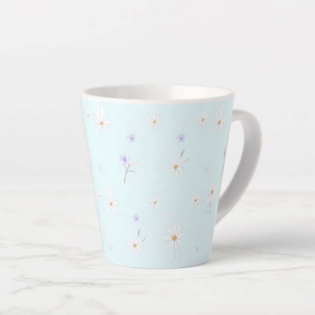 Taza De Café Latte Prado Soñador de Menta (Ángulo derecho)