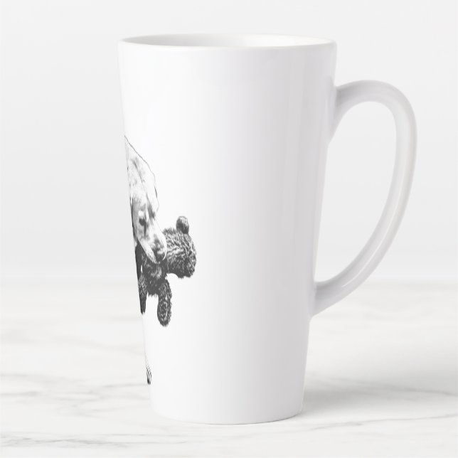 Taza De Café Latte Premio en movimiento (Derecha)