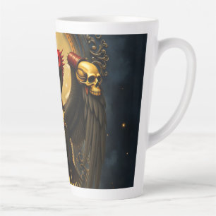 Taza De Café Latte Presagio de la Puerta Dorada El Pelícano Nocturno