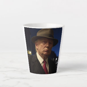 Taza De Café Latte Presidente estadounidense Donald Trump Padrino
