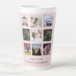 Taza De Café Latte PRESUPUESTO Bridesmaid Regalos COLLAGES DE FOTOS C