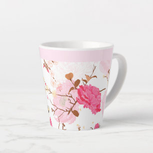 Taza De Café Latte primavera