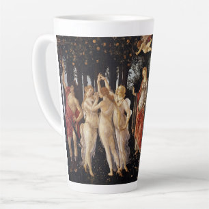 Taza De Café Latte Primavera, Alegoría de la Primavera por Sandro Bot