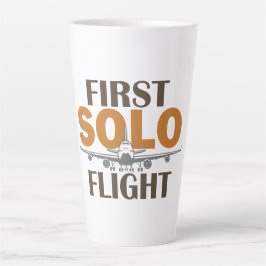 Taza De Café Latte Primer vuelo individual 