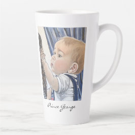 Taza De Café Latte Príncipe Jorge 