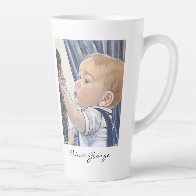 Taza De Café Latte Príncipe Jorge  (Derecha)